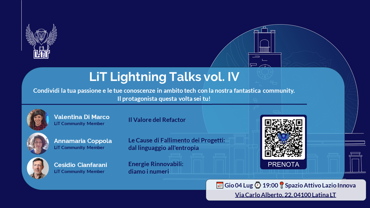 Event cover image LiT Lightning Talks vol. IV